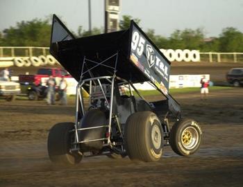 Matt Covington powers off of turn four