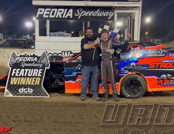 Lucas Bolton claimed his fourth win of the season at Peoria Speedway on Saturday, August 23.