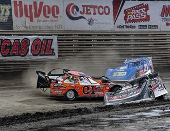 Tyler Erb spins and faces traffic