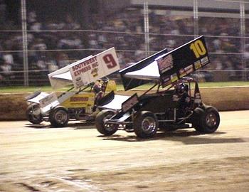 Gray and Wright on the front row of the feature