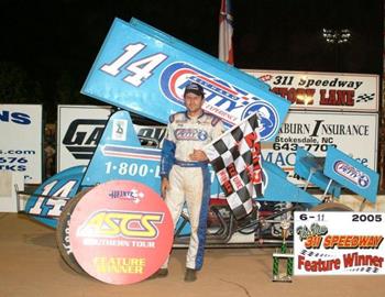 Steven Graham in victory lane