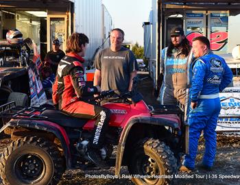 I-35 Speedway (Winston, MO) – USRA Heartland Modified Tour (HMT) – October 19, 2024. (Todd Boyd photo)