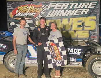 Nicholas Phillips won the Sportsman feature at Wartburg (Tenn.) Speedway on Sept. 9 in his 2019 XR1 Rocket Chassis.