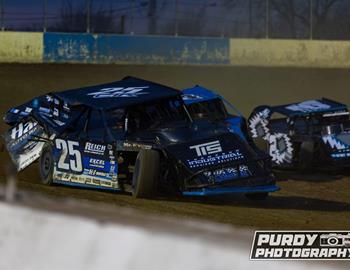 Clay County Fair Speedway (Spencer, IA) – Iowa Spring Nationals – March 28, 2025. (Purdy Photography photo)