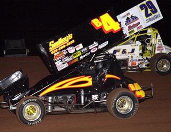 Eric Baldaccini (b4) and Travis Rilat (29)