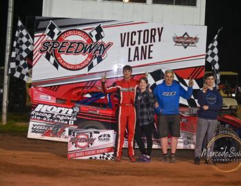 Rick Eckert won the Late Model feature at Selinsgrove Speedway on April 18.