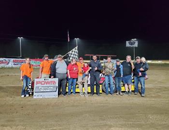 Matt Becker picked up his fourth win of the season on Friday, June 9 at Missouris Callaway Raceway in POWRi Late Model action.