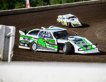 Deer Creek Speedway (Spring Valley, MN) – United States Modified Touring Series (USMTS) – 21st Annual LR Waste Services Southern Minnesota Spring Challenge – May 25, 2024. (Tyler Rinken photo)