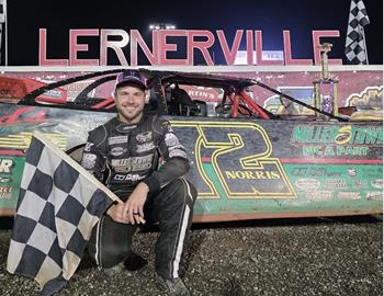 Michael Norris second win of the season came Friday, June 27 at Lernerville Speedway.