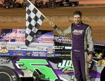 Oakley Johns picked up his first-career Southern All-Star Dirt Racing Series Super Late Model win on Saturday, July 29 at Tennessee National Raceway (Hohenwald, Tenn.)