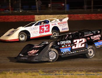 Lakeside Speedway (Kansas City, KS) – Malvern Bank West Series – September 27th, 2024. (Todd Boyd Photo)