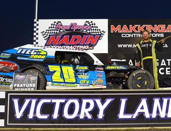 David Simpson wins at Miller Central Speedway on August 14