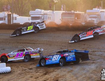 Spoon River Speedway (Banner, IL) – FloRacing Night in America – May 7, 2025. (Josh James Artwork photo)