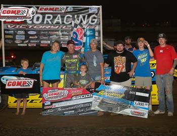 Brian Rickman notched his first COMP Cams Super Dirt Series Super Late Model win of the season on Saturday, June 3 at Jackson Motor Speedway. 