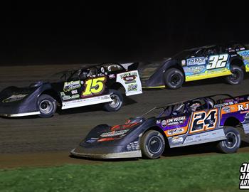 34 Raceway (West Burlington, IA) – Midwest Auto Racing Series (MARS) Late Model Championship – Slocum 50 Weekend – April 18-19, 2025. (Josh James Artwork photo)