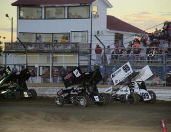 Creek County heat race action