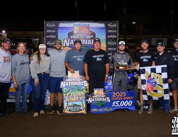 Volusia Speedway Park (Barberville, FL) – DIRTcar Nationals – February 10th-15th, 2025. (Josh James Artwork)