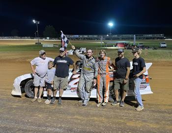 Justin Mcree wins at Whynot Motorsports Park on August 3