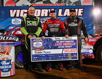 Talladega Short Track (Eastaboga, AL) – World of Outlaws Late Model Series – Alabama Gang 100 – April 26th, 2025. 
