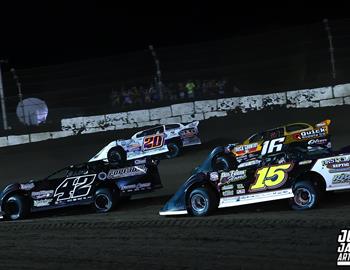 Fairbury Speedway (Fairbury, IL) – World of Outlaws Real American Beer Late Model Series – Prairie Dirt Classic – July 25-26 2025. (Josh James Artwork photo)
