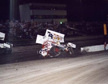 Wrong way for Claud Estes (Rudy Garcia photo)