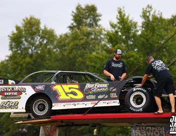 Brownstown Bullring (Brownstown, IL) – Midwest Auto Racing Series (MARS) – Brownstown 100 – September 13, 2024. (Josh James Artwork photo)