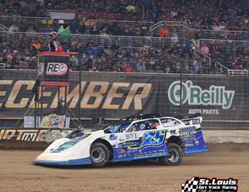 Patrik in action at the Castrol Gateway Dirt Nationals at The Dome at Americas Center (St. Louis, Mo.) on Dec. 14-16.