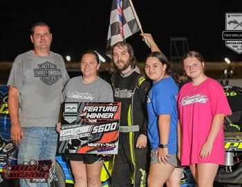 “Hollywood” Curtis Cook wins at Two Dollar Pistol Speedway on July 27