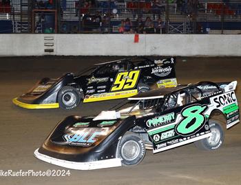 Davenport Speedway (Davenport, IA) – Lucas Oil Midwest Late Model Racing Association – Corn State Nationals – September 13th-14th, 2024. (Mike Ruefer Photo)