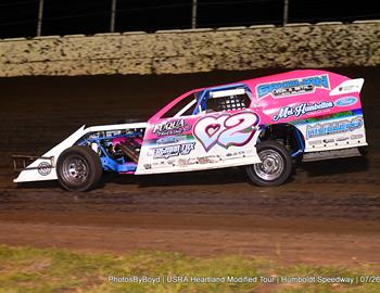 Humboldt Speedway (Humboldt, KS) – USRA Heartland Modified Tour (HMT) – July 26, 2024. (Todd Boyd photo)