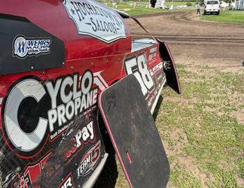 Gary Christian races with the United States Modified Touring Series (USMTS) in the 14th annual Summersota Nationals at Casino Speedway (Watertown, SD) on June 17, 2025. 