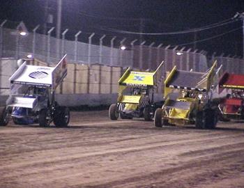 Alley & Stewart on the front row of the feature