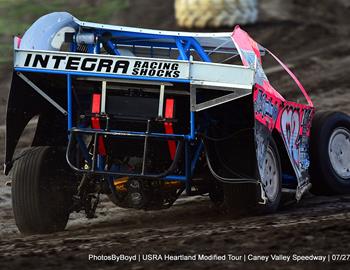 Caney Valley Speedway (Caney, KS) – USRA Heartland Modified Tour (HMT) – July 27, 2024. (Todd Boyd photo)