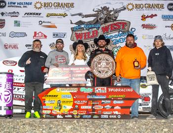Cade Dillard continued his stranglehold on the Mesilla Valley Transportation / Border Tire Modified division with a win on Saturday, Jan. 4.