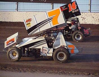 Joe Wagner (7) and Jeff Heffner (14)