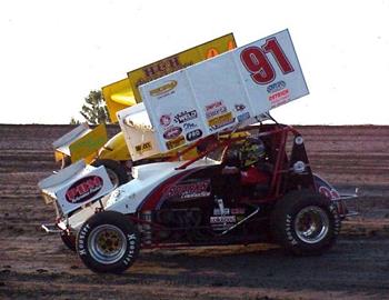 Darren Stewart (91) and Ernie Ainsworth