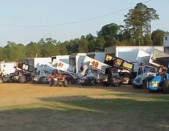 Fast Trax Speedway pit area