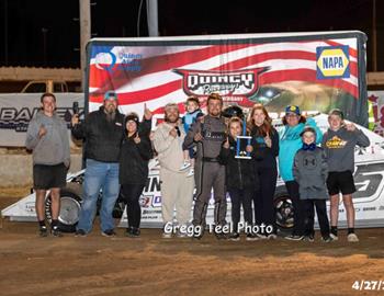 Quincy Raceways (Qunicy, IL) – Season Opener – April 27, 2025. (Greg Teel photo)