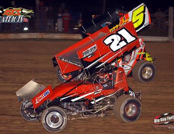 Don Adamczyk (21) and Bubba Broderick (5)