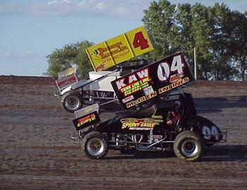 Frankie Heimbaugh (04) and Lee Grosz (4)