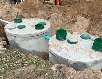 Rock and Pipe Conventional Septic System