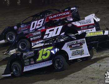 I-55 Federated Auto Parts Raceway Park (Pevely, MO) – Midwest Auto Racing Series (MARS) Late Model Championship – July 19, 2025. (Josh James Artwork photo)