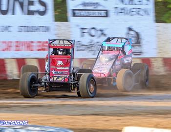 Angell Park Speedway (Sun Prairie, WI) – Wisconsin WingLESS Sprint Series – June 1, 2025. (HW Designs photo)