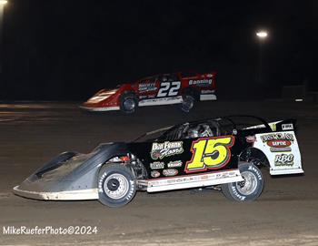 Davenport Speedway (Davenport, IA) – Lucas Oil Midwest Late Model Racing Association (MLRA) – Inaugural Corn State Nationals – September 13-14, 2024. (Mike Ruefer photo)