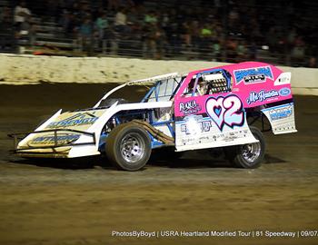 81 Speedway (Park City, KS) – USRA Heartland Modified Tour (HMT) – September 7, 2024. (Todd Boyd photo)