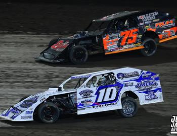 Tri-State Speedway (Haubstadt, IN) – Summit Modified Nationals  – July 5th, 2025. (Josh James Artwork)