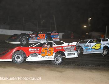 C.J. Speedway (Columbus Junction, IA) – Malvern Bank East Series – Tony Stewart Tribute – June 14th, 2024. (Mike Ruefer Photo)