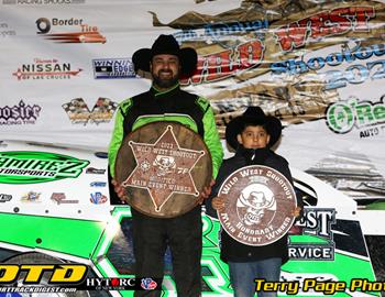 Vado Speedway Park (Vado, NM) – Wild West Shootout – January 8th, 2023. (Terry Page photo)