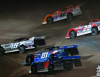Volusia Speedway Park (De Leon Springs, FL) – World of Outlaw Late Model Series – DIRTcar Nationals – February 10th-15th, 2025. (Josh James Artwork)
