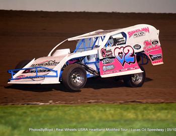 Lucas Oil Speedway (Wheatland, MO) – USRA Heartland Modified Tour – May 10, 2025. (Todd Boyd photo)
